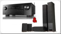 Jamo Denon Heimkinopaket S 809 HCS + AVR X2700H AV Receiver *schwarz*