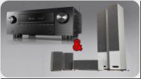 Jamo Denon Heimkinopaket S 809 HCS + AVR X2700H AV Receiver *weiss*