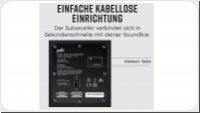 Polk Audio React Sub *schwarz* wireless Subwoofer