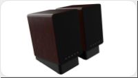 Onkyo GX-10DB aktiv Regallautsprecher Set *Bordeaux-Walnuss* Limited Edition