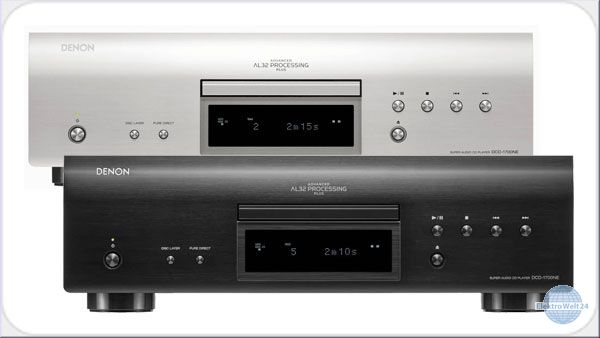 *premiumsilber oder Denon 1700NE CD/SACD-Player Advanced AL32 Processing DCD Plus mit schwarz*