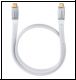 Oehlbach XXL MADE IN WHITE - HDMI Kabel mit Ethernet (0,75m)