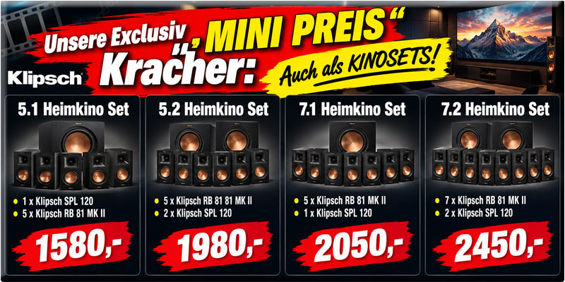 Klipsch Heimkino Aktion